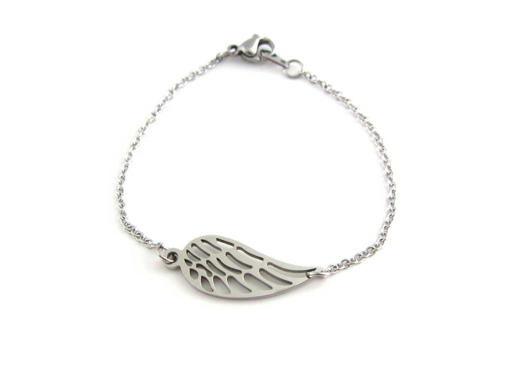 Angel Wings Cross Bracelet - Woohops